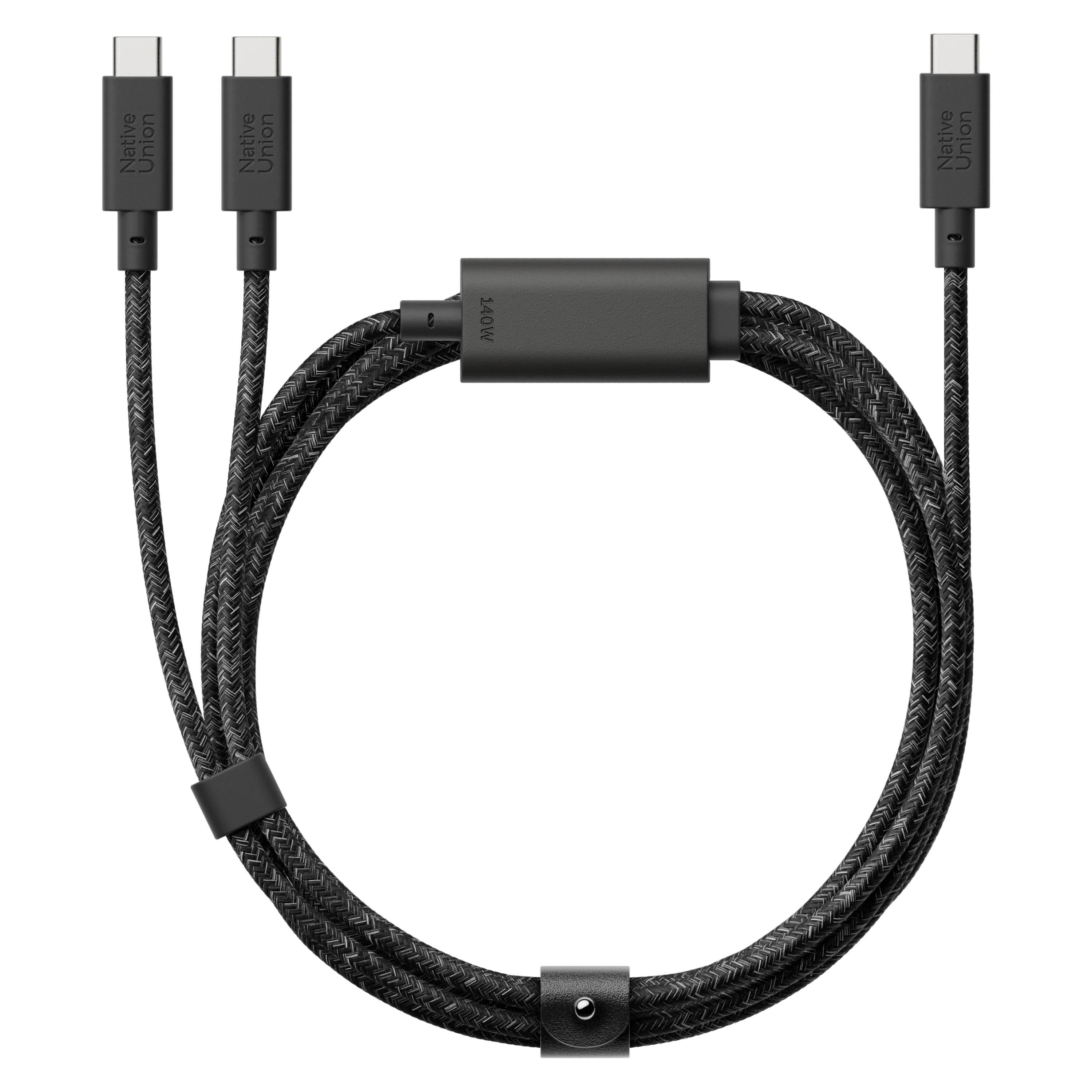 Belt Cable 2-in-1 USB-C to USB-C & USB-C Cable (140W)