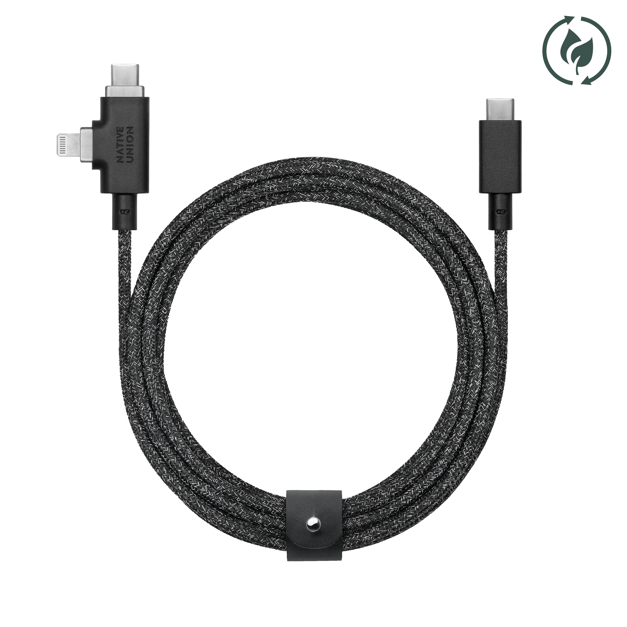 Belt Cable Duo Pro 240W (USB-C to USB-C & Lightning)